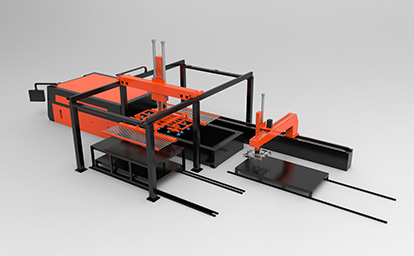 HRL series laser cutting machine loading and unloading sorting robot